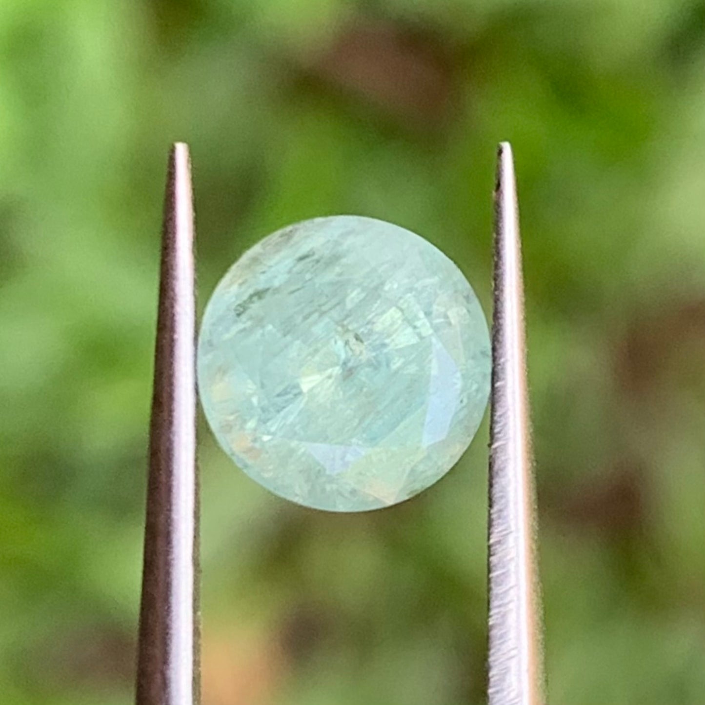 Green Sapphire 6.6 mm Round 1.57 Ct Heated Only Natural Loose Gemstone For Jewelry Making