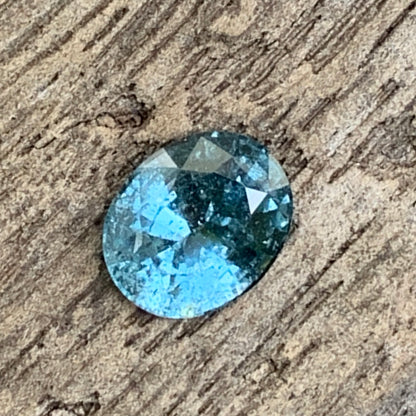 Teal Blue Spinel Oval 1.61 Ct Loose Gemstone For Contemporary Jewelry