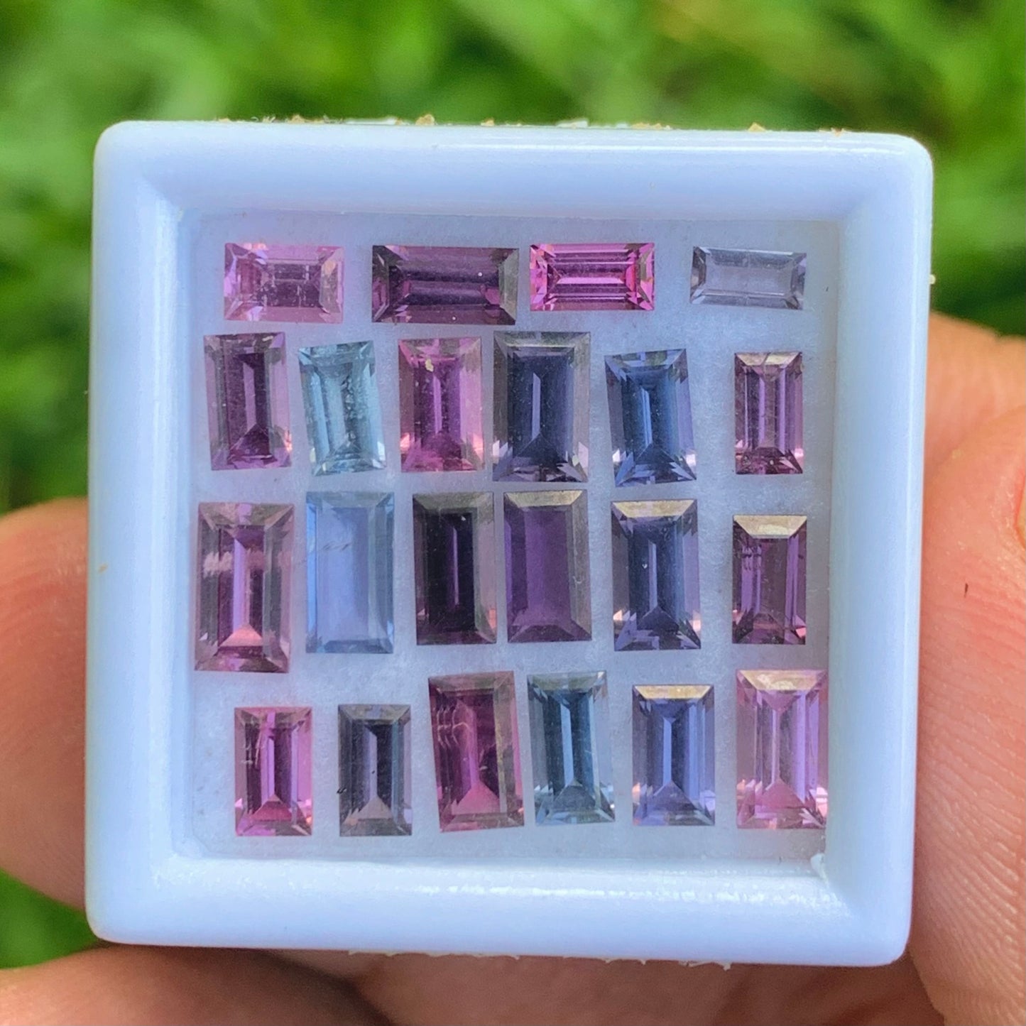 Spinel Baguettes Natural Multicolor Loose Gemstone Parcel 6.06 Ct / 22 Gemstones From Sri Lanka