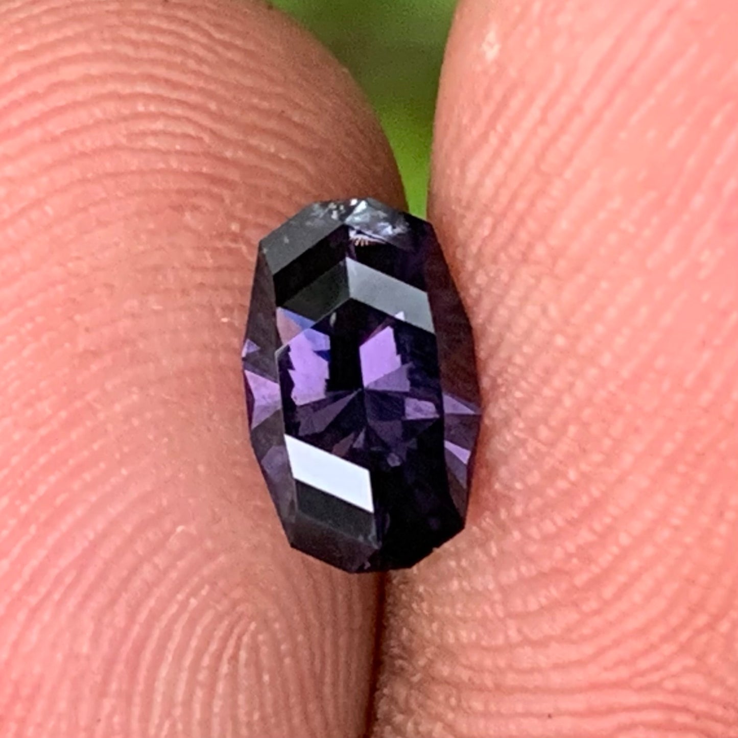 Deep Purple Spinel 1.15 Ct Natural Creatively Cut Loose Gemstone for Jewelry Making