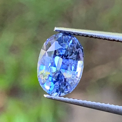 Unheated Blue Sapphire Certified Oval 2.07 Ct Natural Loose Gemstone