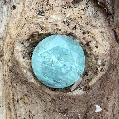 Green Sapphire 6.6 mm Round 1.57 Ct Heated Only Natural Loose Gemstone For Jewelry Making