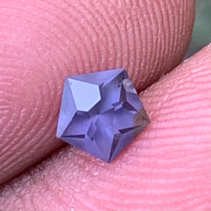 Purple Spinel Star Cut Pentagon 0.60 Ct Natural Loose Gemstone For Jewelry Making 💎✨