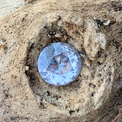 Light Blue Sapphire 4.9 mm Round 0.43 Ct Heated Only Natural Loose Gemstone For Jewelry Making