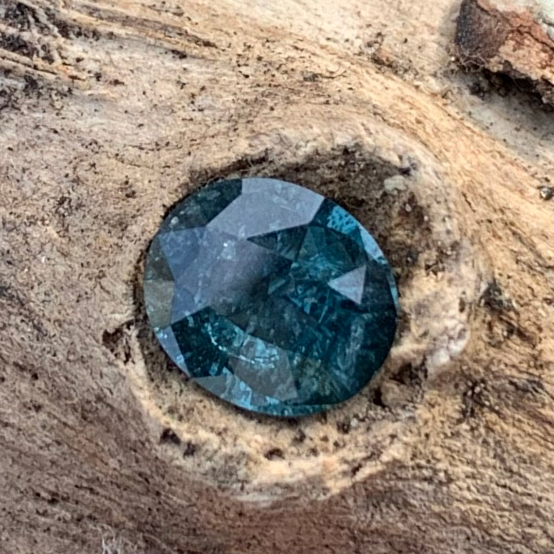 Teal Blue Spinel Oval 1.18 Ct Natural Loose Gemstone