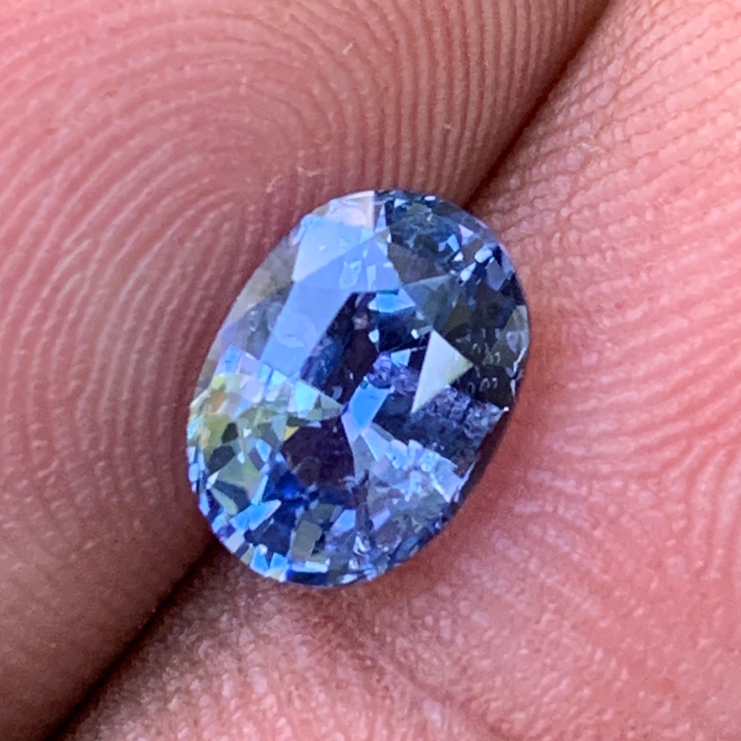 Unheated Blue Sapphire Certified Oval 2.07 Ct Natural Loose Gemstone
