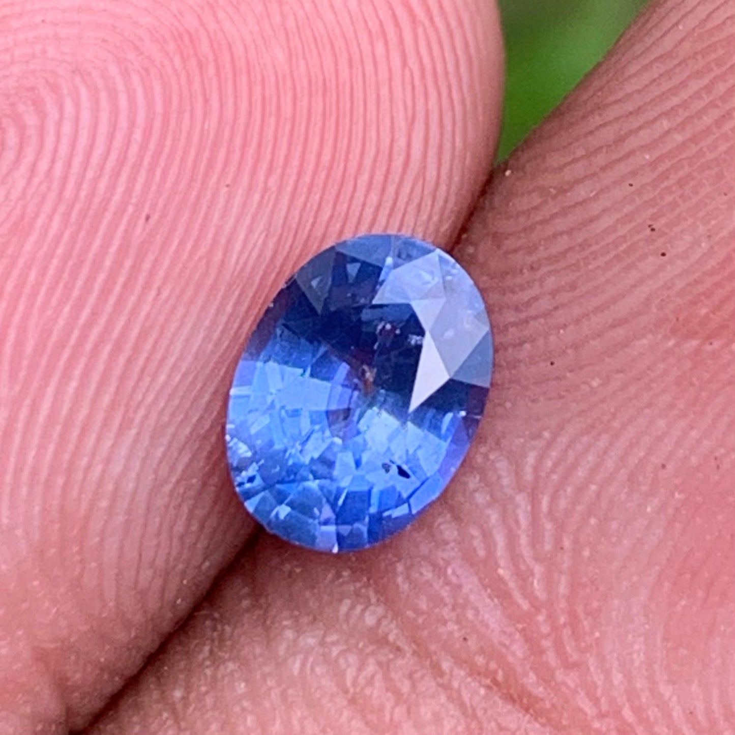 Blue Sapphire Oval 0.83 Ct Natural Loose Gemstone For Jewelry Making