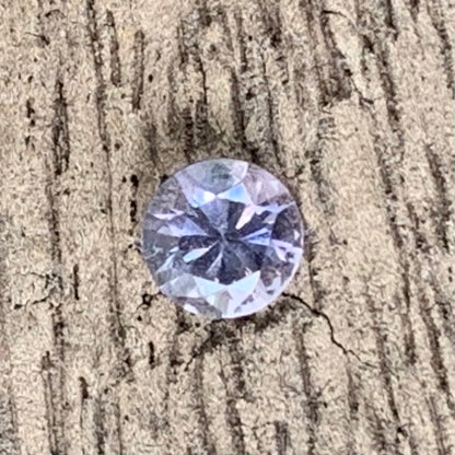 Purplish Gray Spinel Flower Cut Round 4.9 mm / 0.62 Ct Natural Loose Gemstone from Sri Lanka