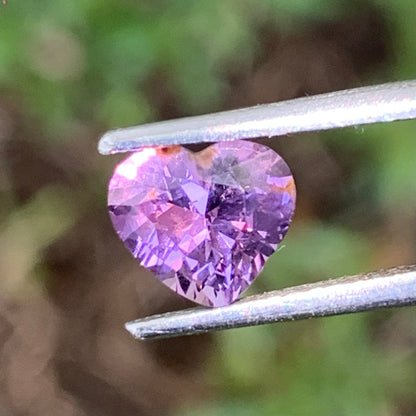 Lavender Spinel Heart 1.20 Ct Natural Loose Gemstone For Center Stone