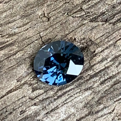 Deep Teal Blue Spinel Oval 0.8 Ct Natural Loose Gemstone For Jewelry Making