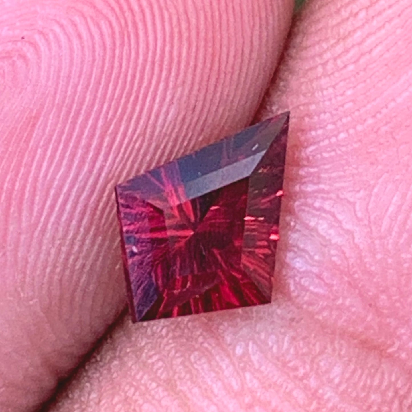 Red Garnet Concave Fantasy Cut 1 Ct Kite Natural Loose Gemstone