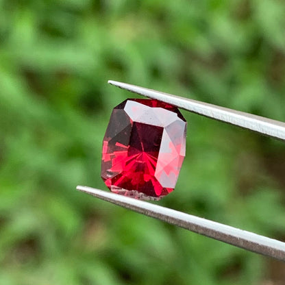 Red Garnet Modified Octagon 1.97 Ct Natural Loose Gemstone For Jewelry Making 💎✨