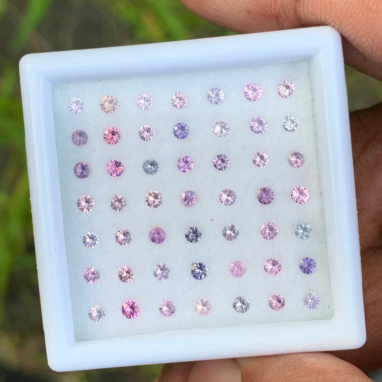 Pink & Purple Sapphire 1.83 Ct / 49 Loose Gemstone Parcel For Jewelry Making 💎✨