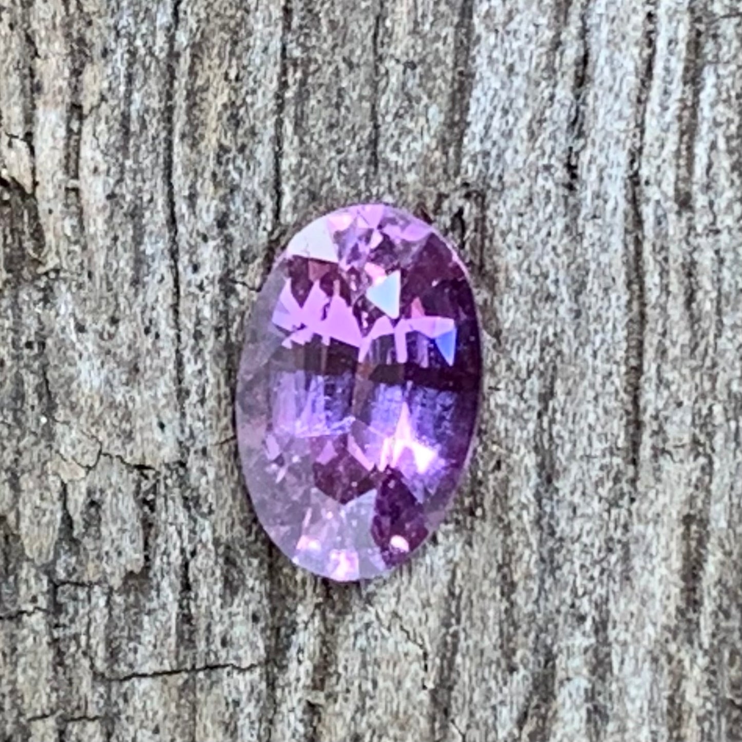 Purple Sapphire Oval Heated Only 0.5 Ct Loose Gemstone For Jewelry Making