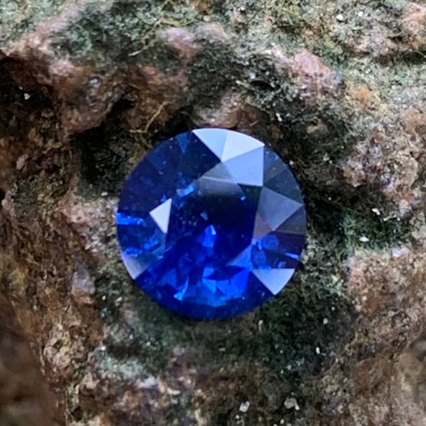 Blue Sapphire 5.7 mm Round Heated Only 0.69 Ct Natural Loose Gemstone