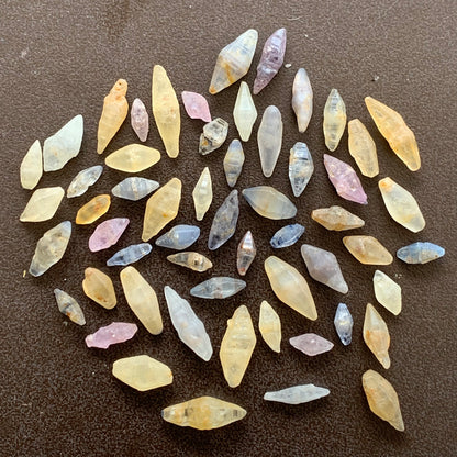 Unheated Sapphire Crystal Parcel 106.11 Ct / 56 Natural Loose Gemstones For Collectors & Jewelry 💎✨