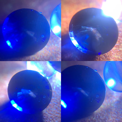 Blue Sapphire 6.5 mm Round Heated Only 1.30 Ct Natural Loose Gemstone for Jewelry Making