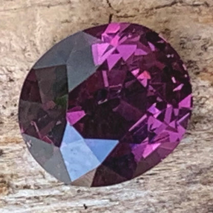 Purplish Pink Spinel Oval 1.55 Ct Natural Loose Gemstone