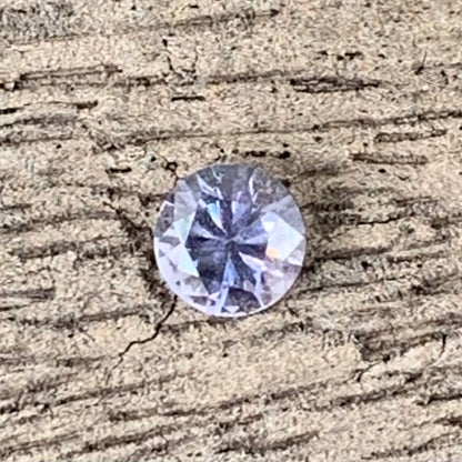 Purplish Gray Spinel Flower Cut Round 4.9 mm / 0.62 Ct Natural Loose Gemstone from Sri Lanka