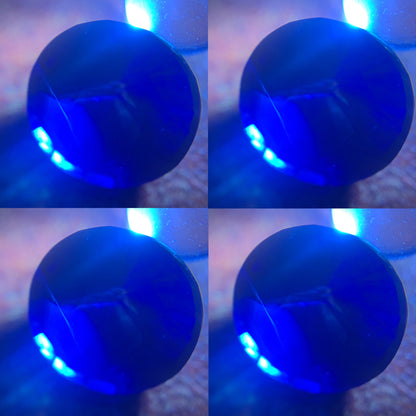 Blue Sapphire 7.1 mm Round Heated Only 1.70 Ct Natural Loose Gemstone For Jewelry Making