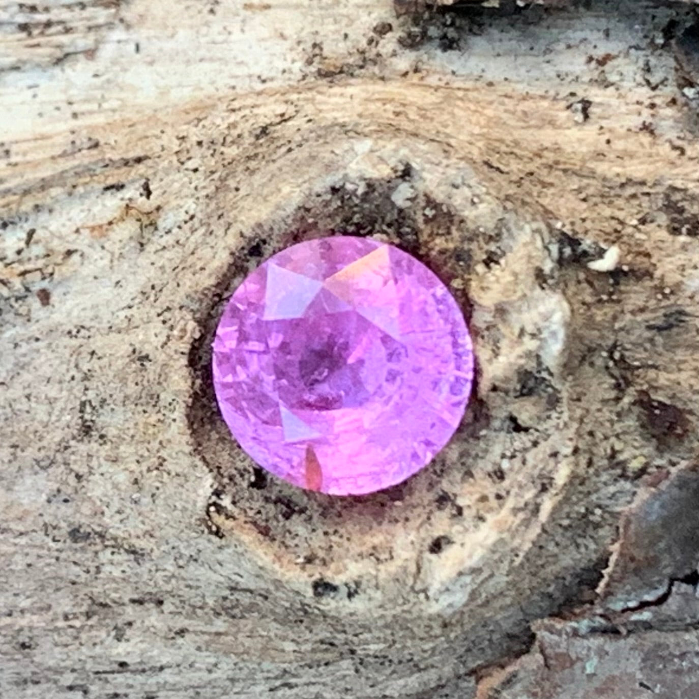 Pink Sapphire 6.4 mm Round 1.40 Ct Heated Only Natural Loose Gemstone For Jewelry Making 💎✨