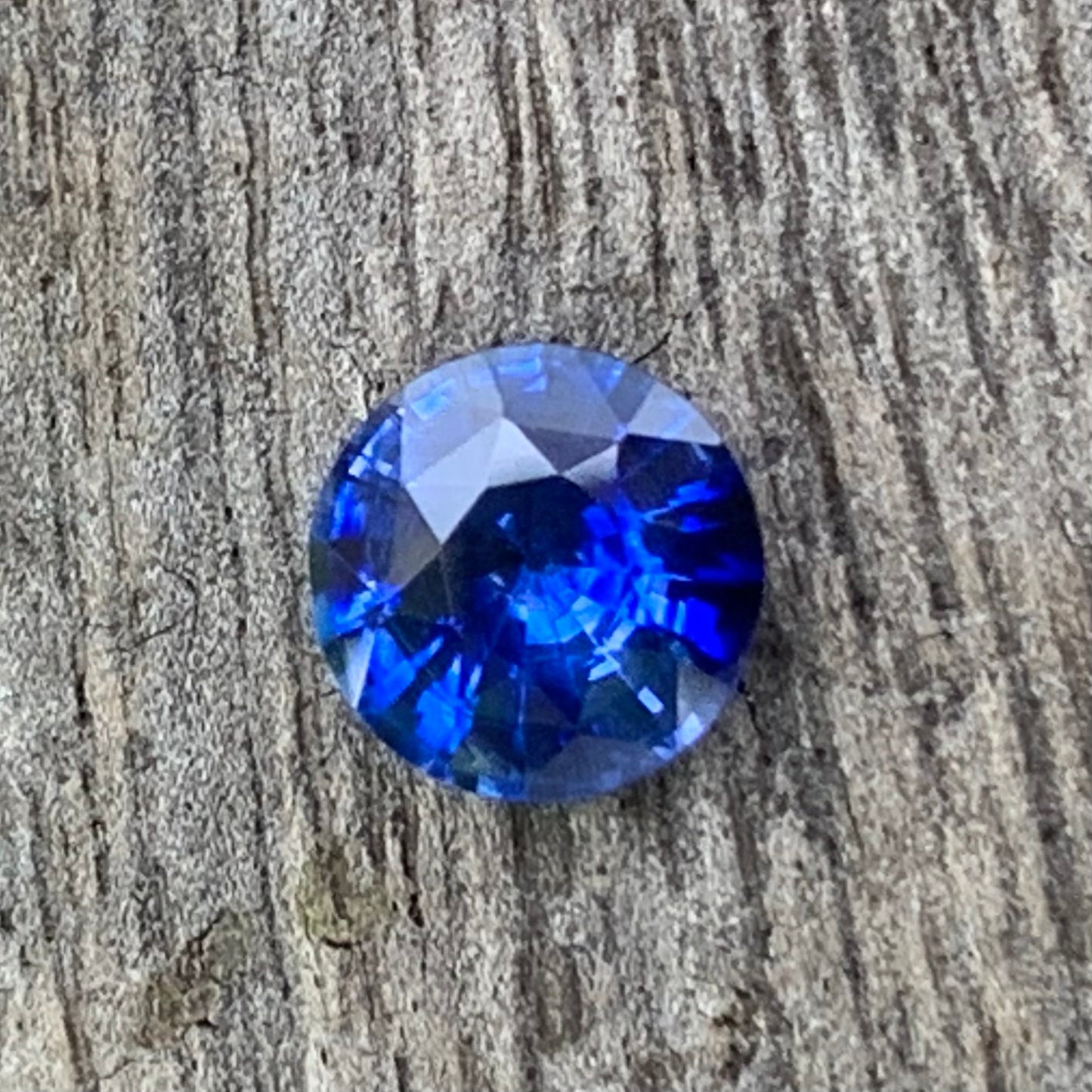 Blue Sapphire 7 mm Round Heated Only 1.55 Ct Natural Loose Gemstone for Jewelry Making