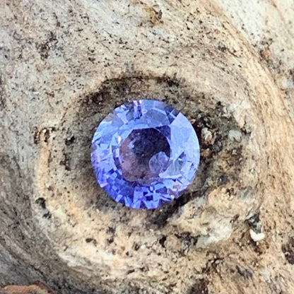 Purple Sapphire 5.2 mm Round 0.73 Ct Heated Only Natural Loose Gemstone For Jewelry Making 💎✨