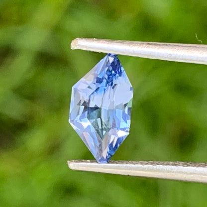 Blue Sapphire Hexagon 0.75 Ct Natural Loose Gemstone from Sri Lanka