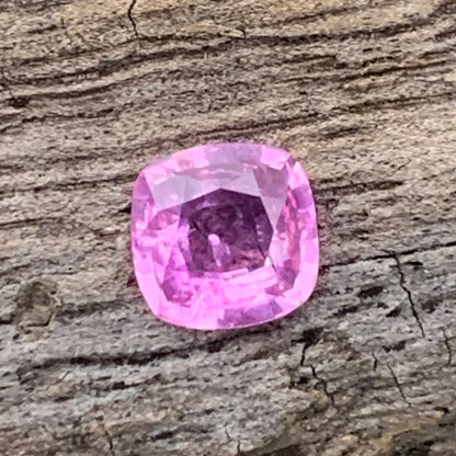 Purplish Pink Sapphire Cushion 0.63 Ct Heated Only Natural Loose Gemstone