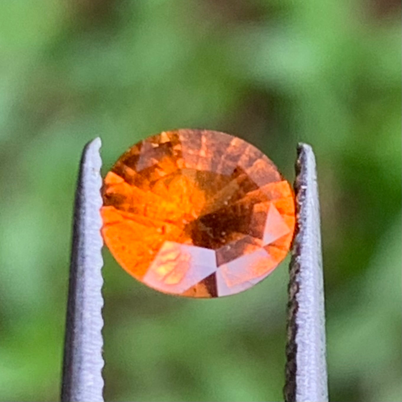Orange Hessonite Garnet Oval 0.68 Ct Loose Gemstone For Contemporary Jewelry 💎✨