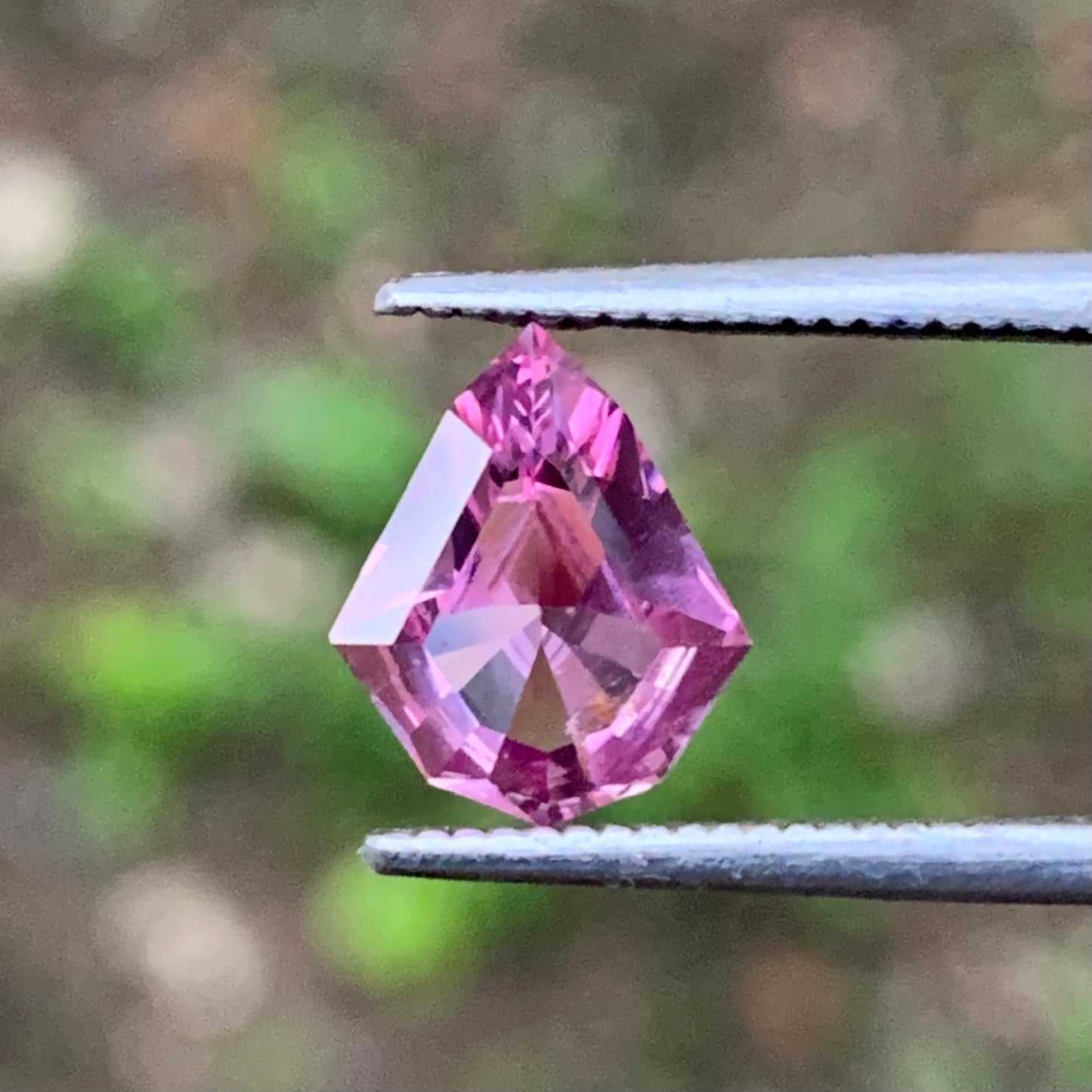 Pink Spinel Geometric Shape Shield 1.16 Ct Natural Loose Gemstone for Jewelry Making