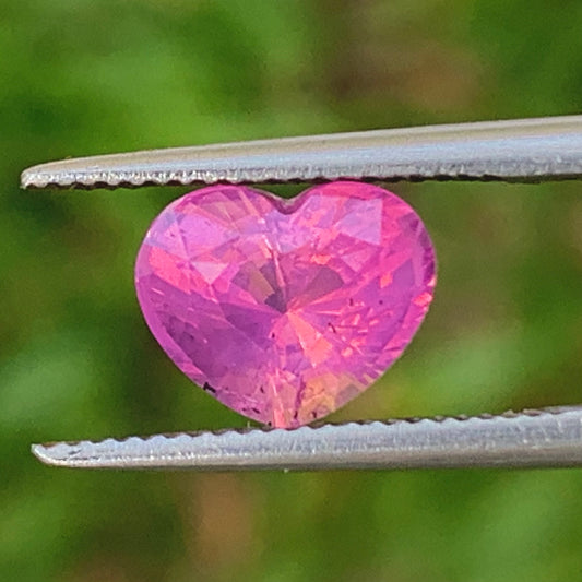 Unheated Pink Sapphire Heart 1.72 Ct Natural Loose Gemstone