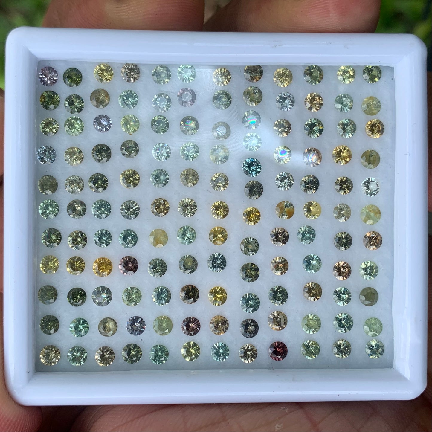 Zircon Rounds Wholesale Parcel of 134 Multi Color Natural Loose Gemstones 17.65  Ct