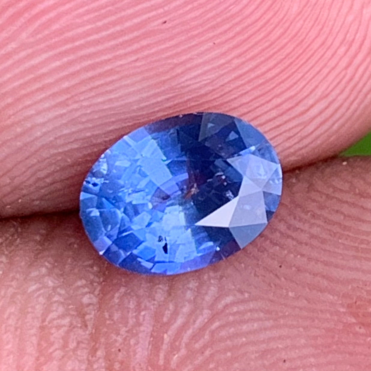 Blue Sapphire Oval 0.83 Ct Natural Loose Gemstone For Jewelry Making