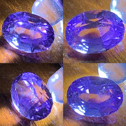 Violet Spinel Certified Oval 1.68 Ct Natural Loose Gemstone