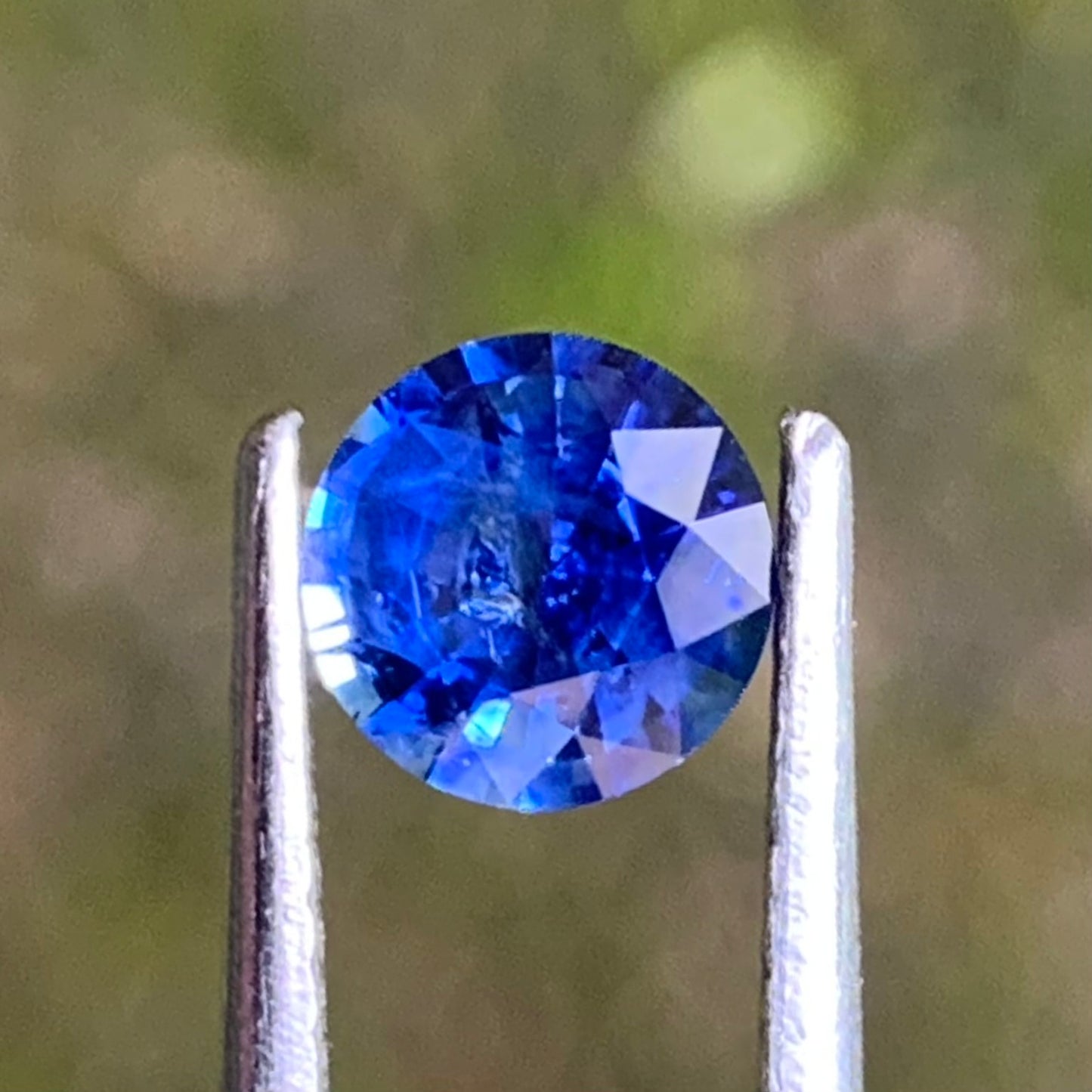 Blue Sapphire 5.8 mm Round Heated Only 0.8 Ct Natural Loose Gemstone