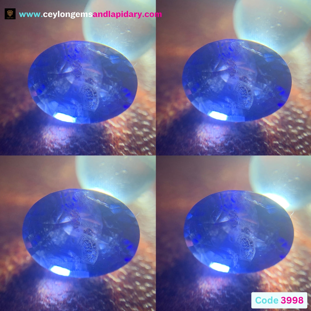 Blue Sapphire Oval 1 Ct Heated Only Natural Loose Gemstone For Jewelry Making 💎✨