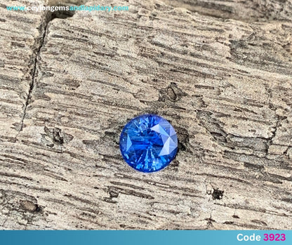 ✨ Blue Sapphire 5.85 mm Round Heated Only 1.13 Ct Natural Loose Gemstone 💎