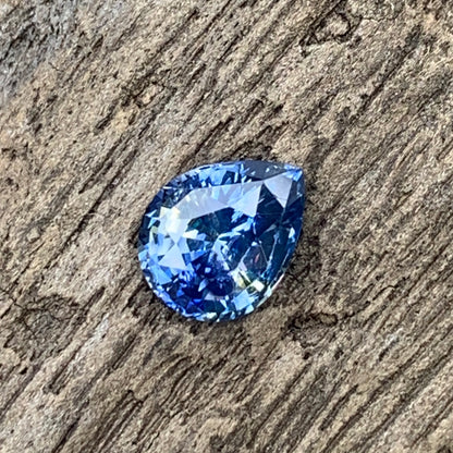 Blue & Yellow Bicolor Sapphire Pear 1.53 Ct Natural Loose Gemstone For Jewelry Making 💎✨