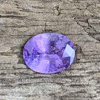 Purple Sapphire Oval Heated Only 0.95 Ct Natural Loose Gemstone for Jewelry Making