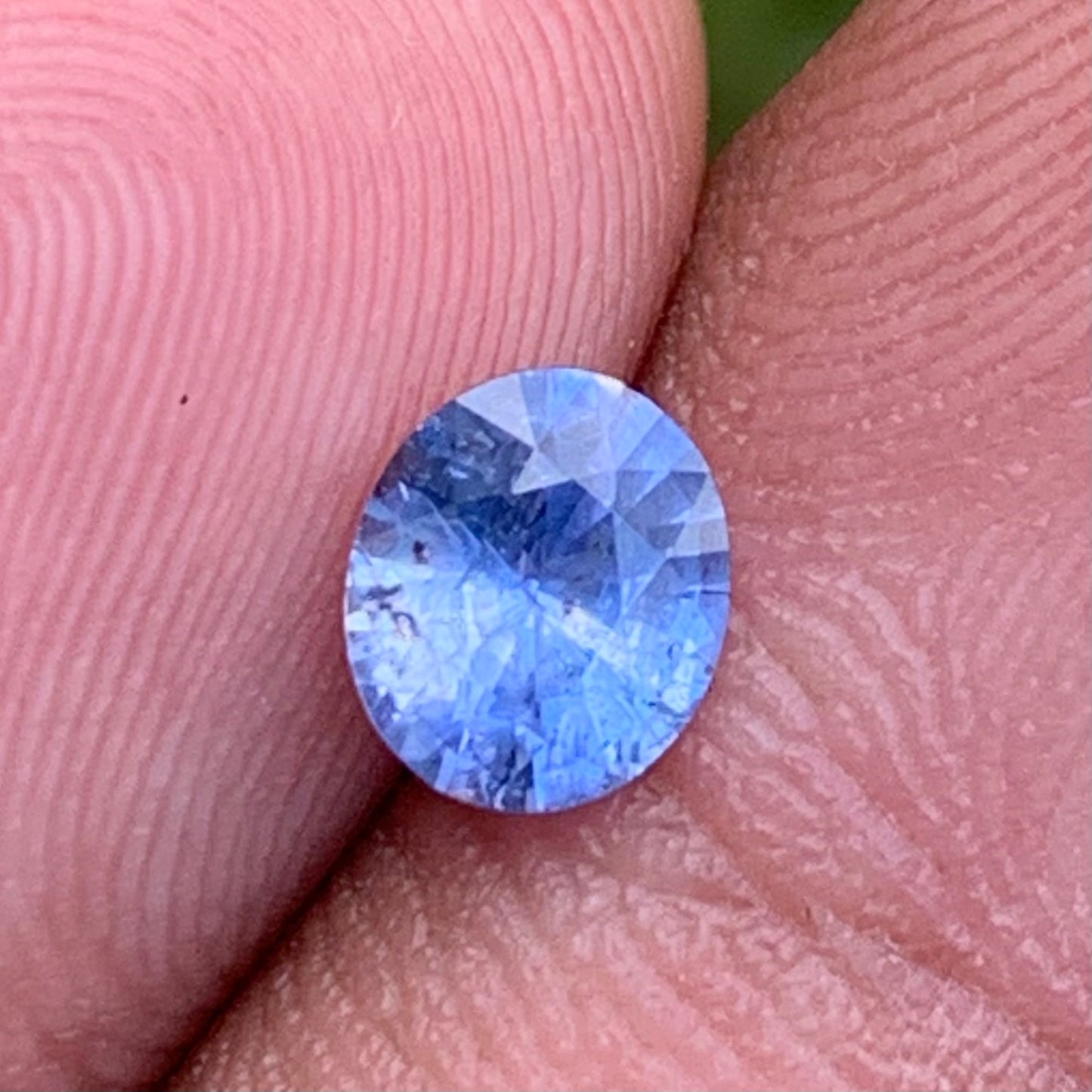 Blue Sapphire Oval 0.72 Ct Natural Loose Gemstone For Jewelry Making
