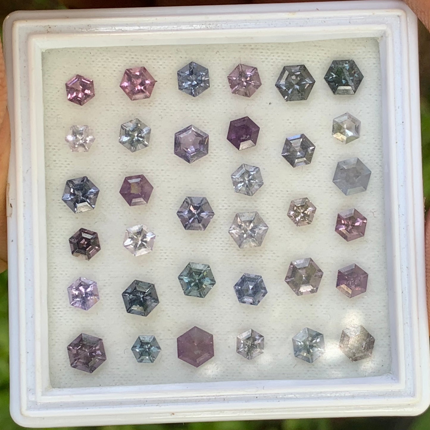 Natural Spinel Hexagons Parcel of 11.75 Ct / 34 Loose Gemstones from Sri Lanka