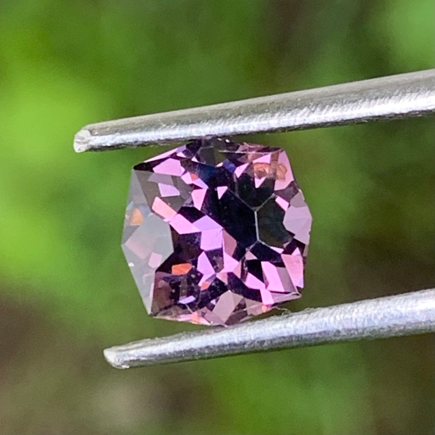Purple Spinel Octagonal Flower 1.30 Ct Creative Cut Loose Gemstone