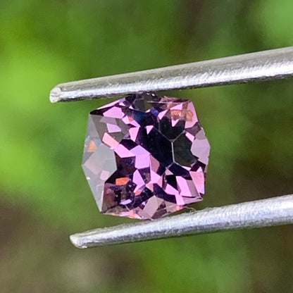 Purple Spinel Octagonal Flower 1.30 Ct Creative Cut Loose Gemstone