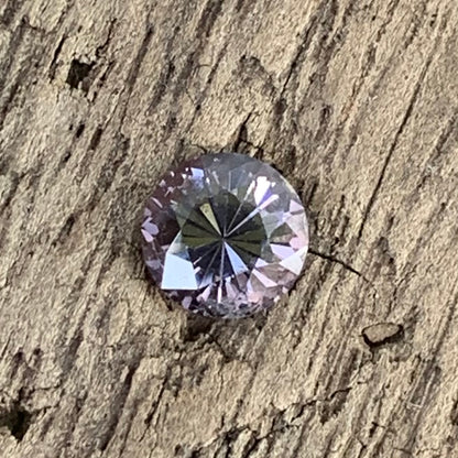 Lavender Spinel Flower Cut Round 5 mm / 0.57 Ct Natural Loose Gemstone from Sri Lanka