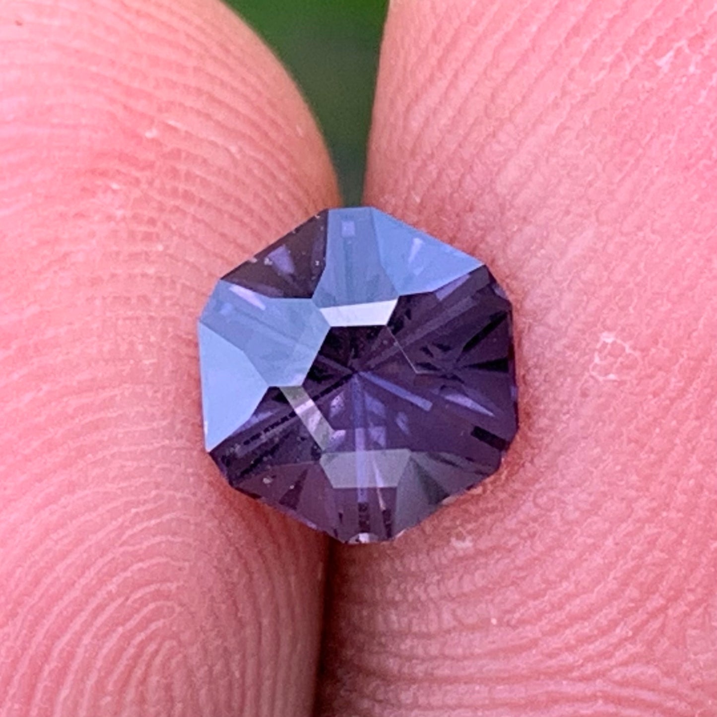 Purple Spinel Creative Cut Hexagon 1 Ct Natural Loose Gemstone from Sri Lanka