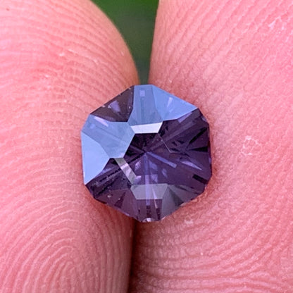 Purple Spinel Creative Cut Hexagon 1 Ct Natural Loose Gemstone from Sri Lanka