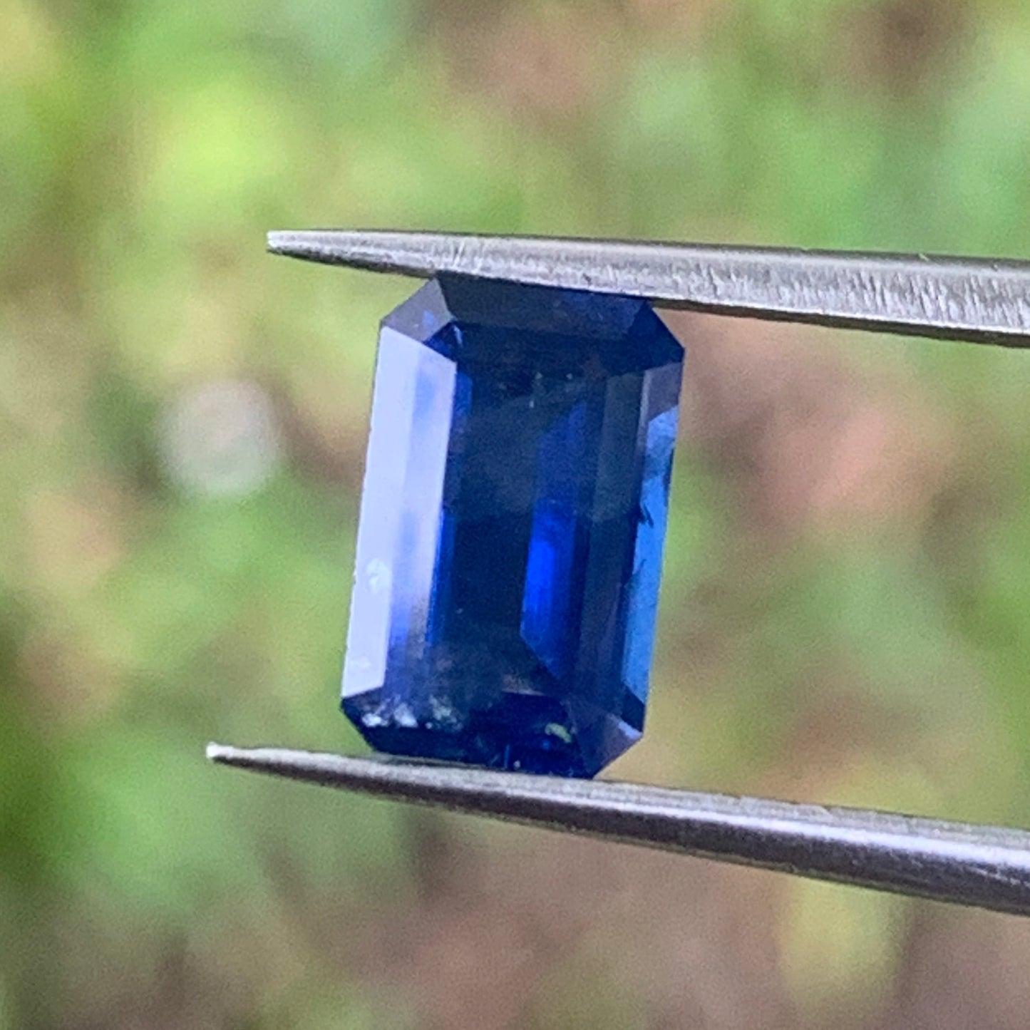 Blue Sapphire Emerald Cut 1.43 Ct Natural Loose Gemstone For Jewelry Making