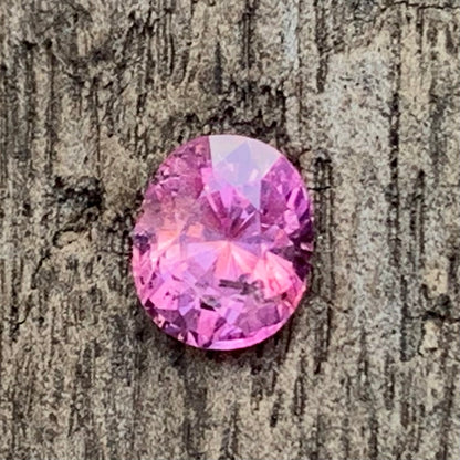 Unheated Padparadscha Sapphire Oval 1.45 Ct Natural Loose Gemstone