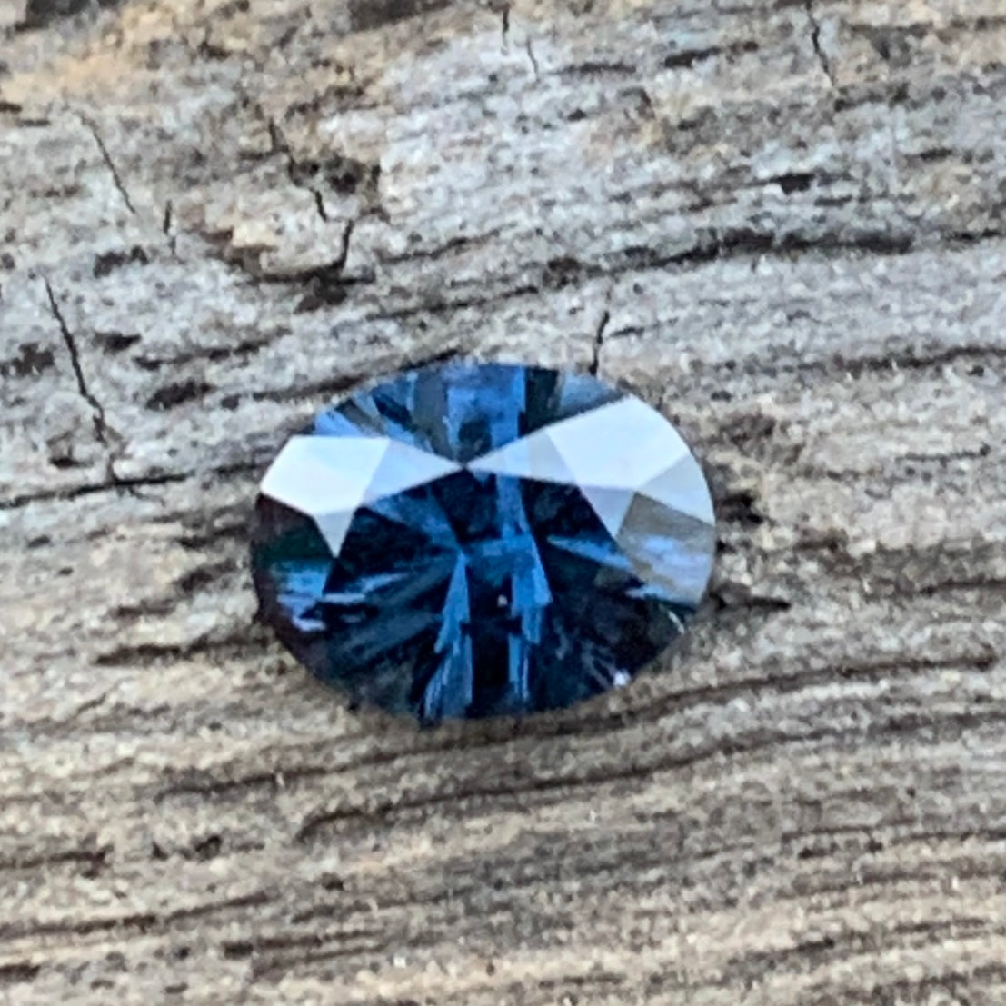 Blue Sapphire Fantasy Cut Oval 0.59 Ct Natural Loose Gemstone For Jewelry Making 💎✨
